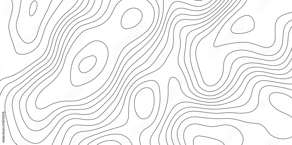 Topographic map background geographic line map . geography concept vector illustration topo contour grid abstract backdrop background .luxury abstract black line art design . - obrazy, fototapety, plakaty 