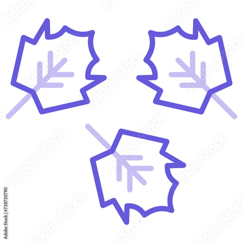 Leaves Falling Icon