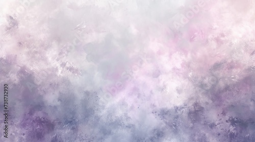 Ethereal Dreamy Oil Painting in Lavender and Blush Pink