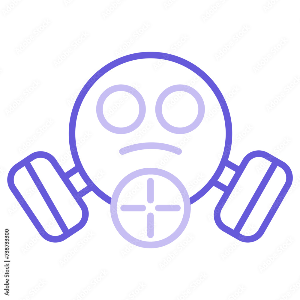 Gas Mask Icon Gas Mask Icon