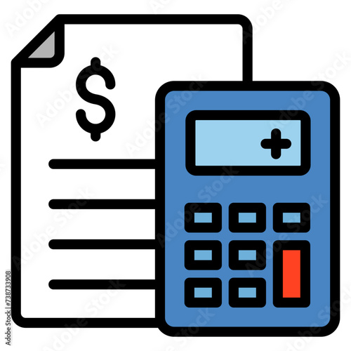 Calculator Icon Element For Design