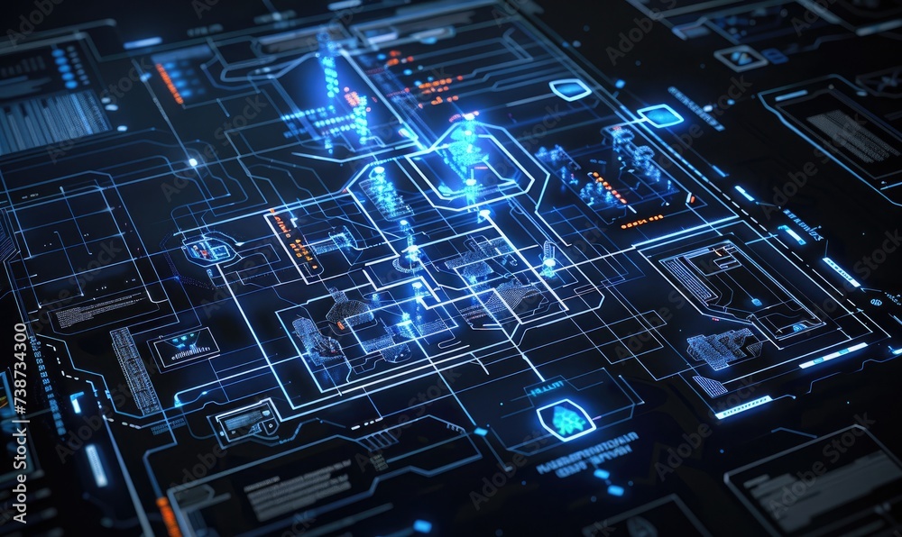 hi tech 3d map gaming background hi tech 3d map gaming background