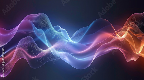 Blue minimal wavy lines abstract futuristic tech background. digital banner design. wave element for design. Digital frequency track equalizer. Stylized line background. abstract background.