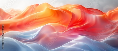 Abstract Colorful waves and Lines background for design and presentation