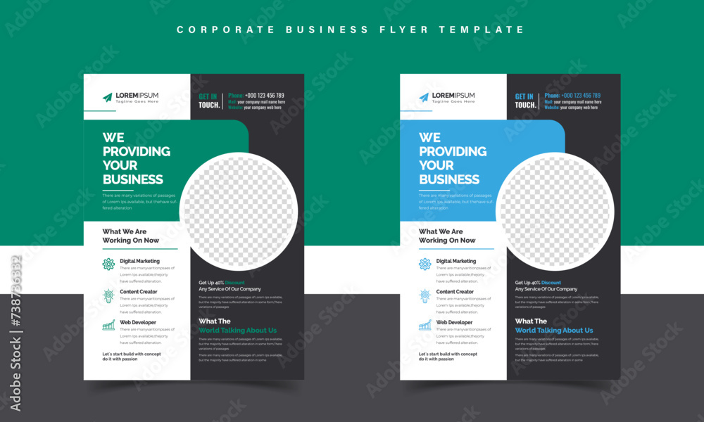 corporate flyer design template corporate flyer design template