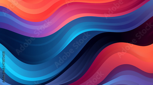 Abstract background with dynamic effect. Modern pattern. Modern purple blue gradient flowing wave lines. Futuristic technology concept. abstract background.
