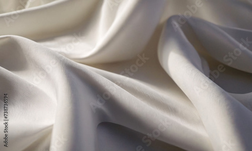 White linen fabric texture