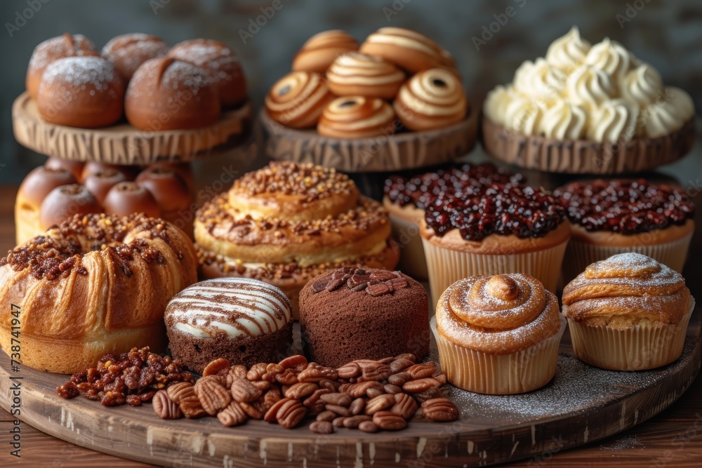 Create a mouthwatering presentation with this bakery branding mockup Create a mouthwatering presentation with this bakery branding mockup
