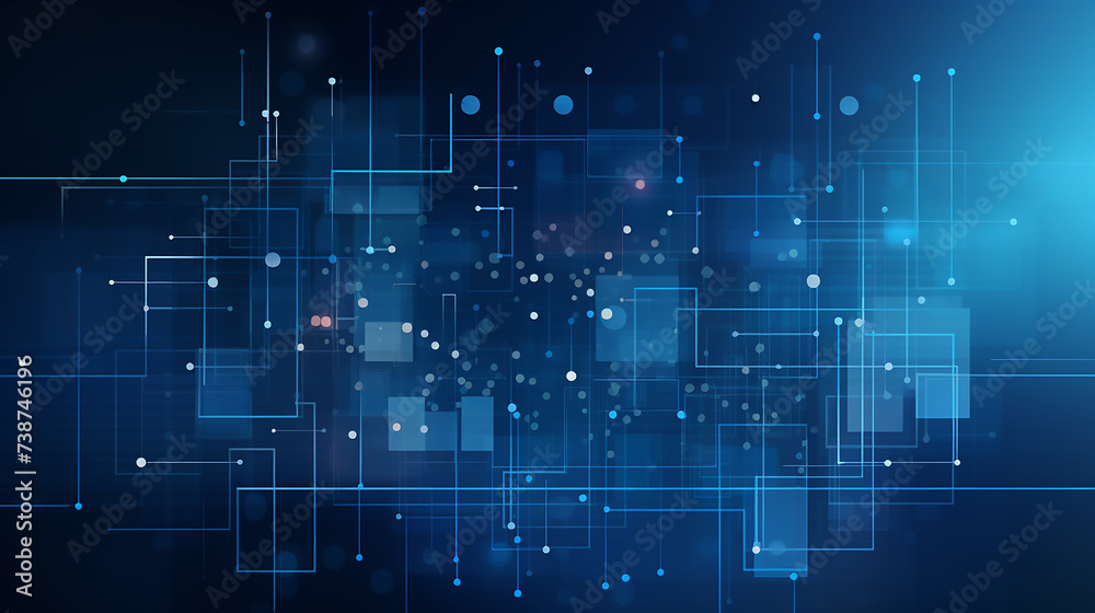Digital technology and science background. Hi-tech digital technology concept and square futuristic circuit board, high computer technology dark blue color background. Digital technology and science background. Hi-tech digital technology concept and square futuristic circuit board, high computer technology dark blue color background.