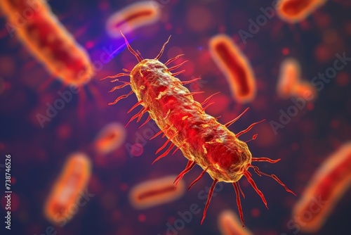 Microscopic bacteria coli infection intestinal micro germ microbe bacterium mold health organism medical treatment microorganism disease bacillus pathogen illness microbiology research biotechnology