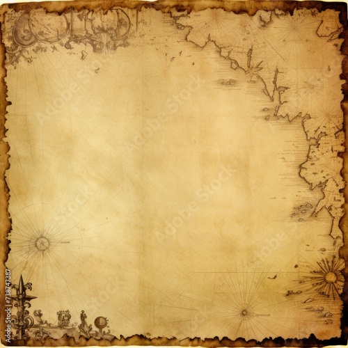 Old treasure map background