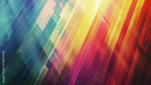 abstract colorful background with square shape with futuristic concept background.