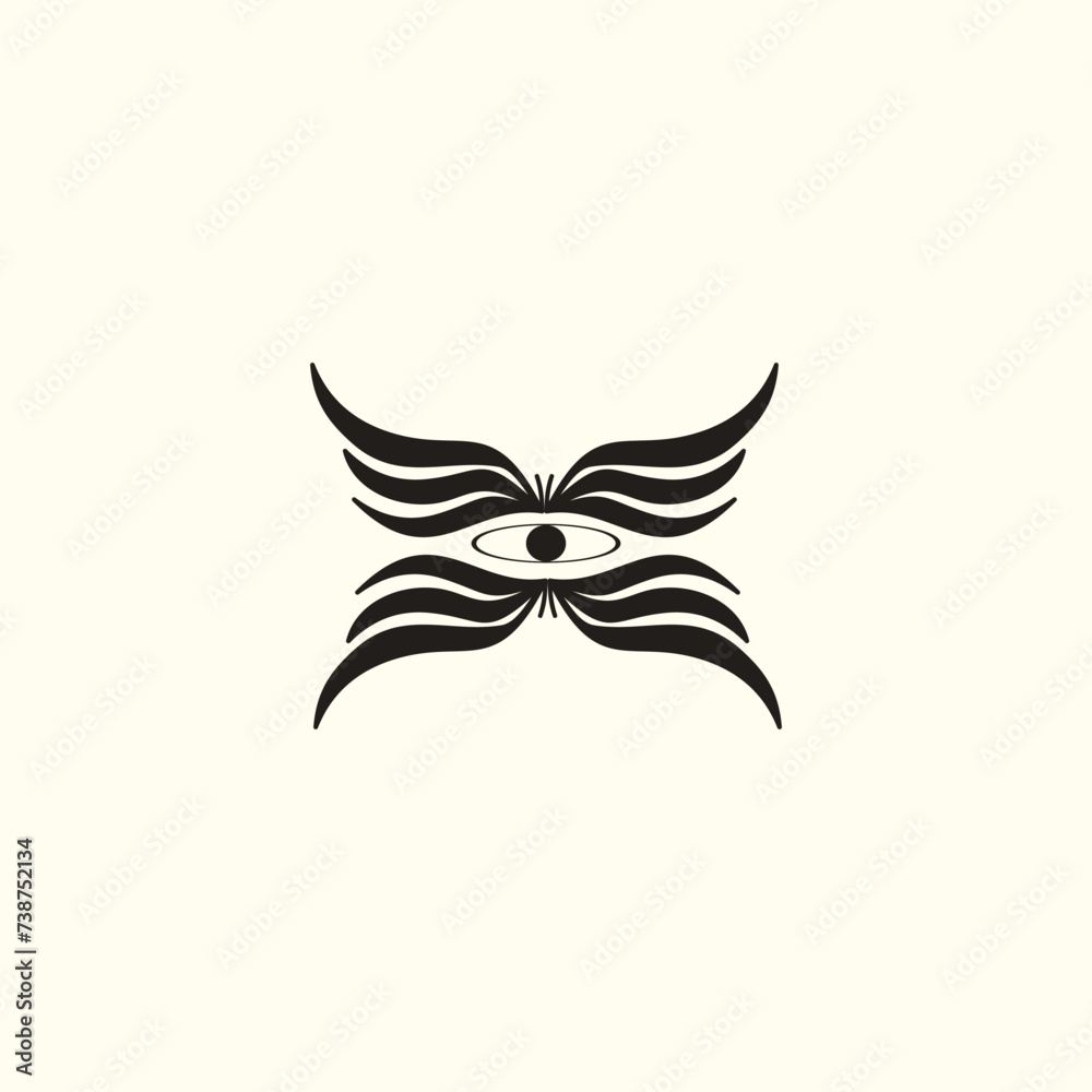 Obraz premium Eye care vector logo symbol