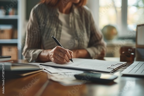 A financial advisor helping a client plan for retirement and investment options
