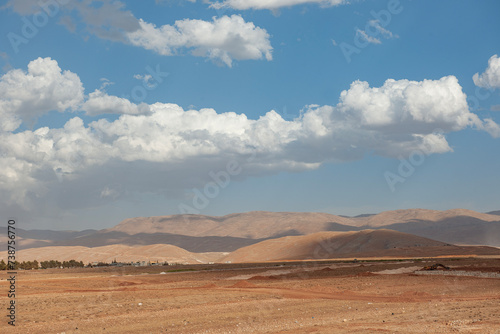 Landschaft in der Bekaaebene, Libanon