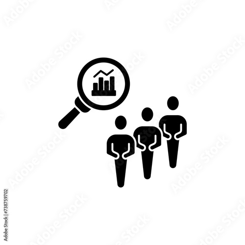 census concept line icon. Simple element illustration. census concept outline symbol design.