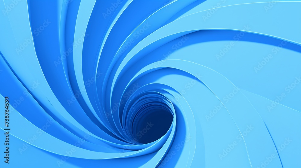 a blue spiraling tunnel a blue spiraling tunnel