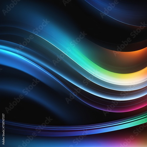 dark abstract background with colorful gradient abstract waves  abstract template dark abstract background with colorful gradient abstract waves  abstract template abstract colorful background. vector