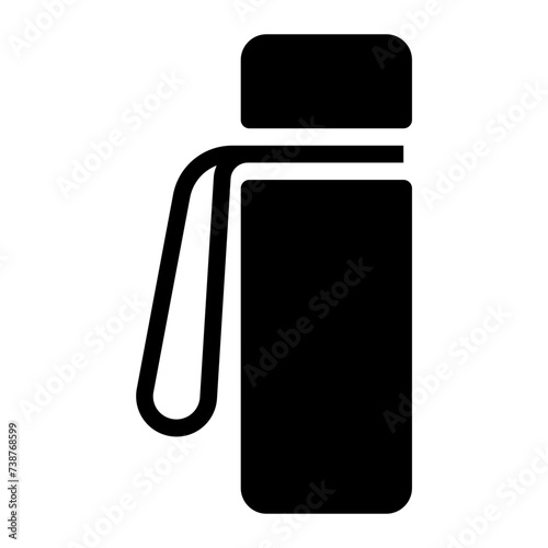 thermos glyph icon