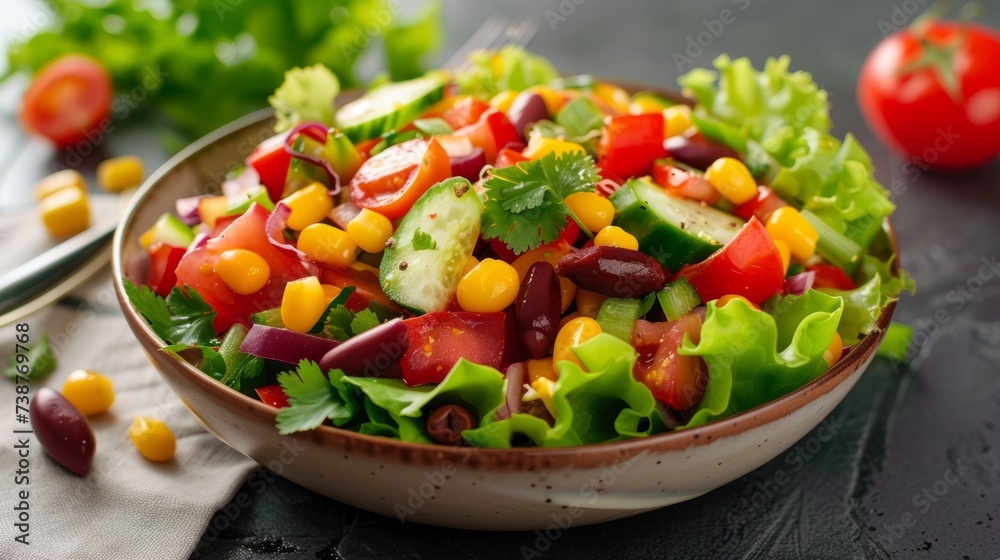 Colorful Mexican Salad Delight