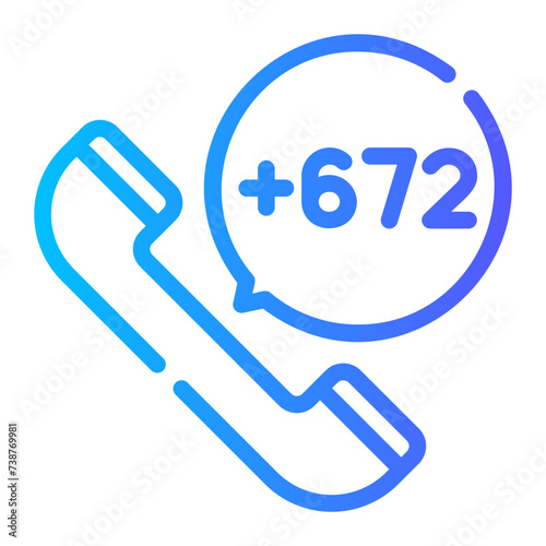 antarctica gradient icon