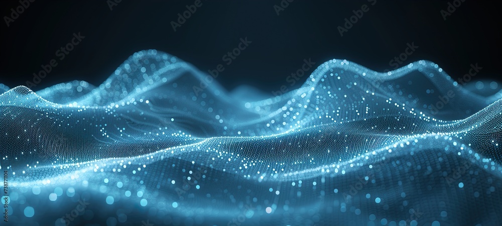 abstract blue wave abstract blue wave