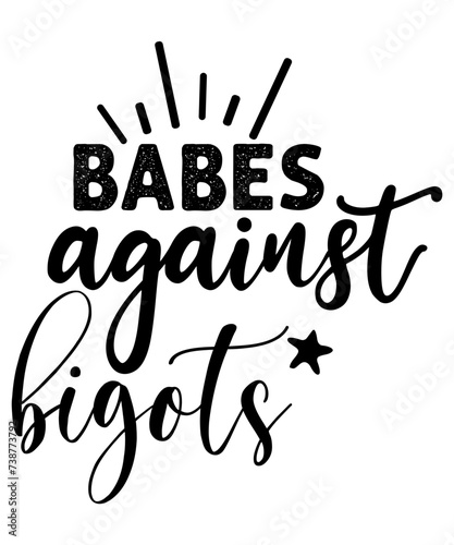 babes against bigots SVG