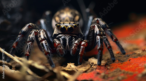 Spider close-up ©  Mohammad Xte