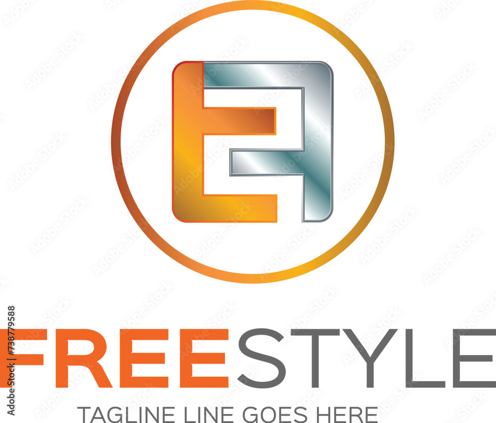 Obraz premium Freestyle Logo design eps file template