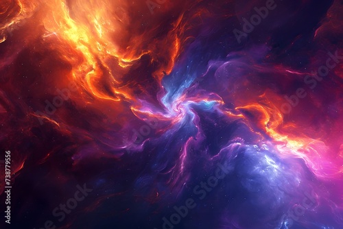 abstract background cosmic nebula