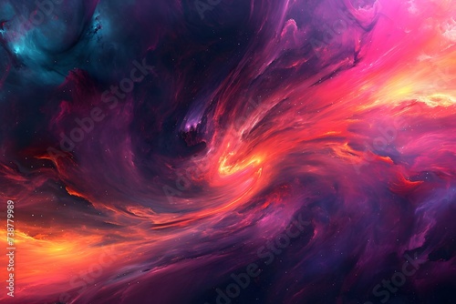Wallpaper Mural abstract background cosmic nebula Torontodigital.ca