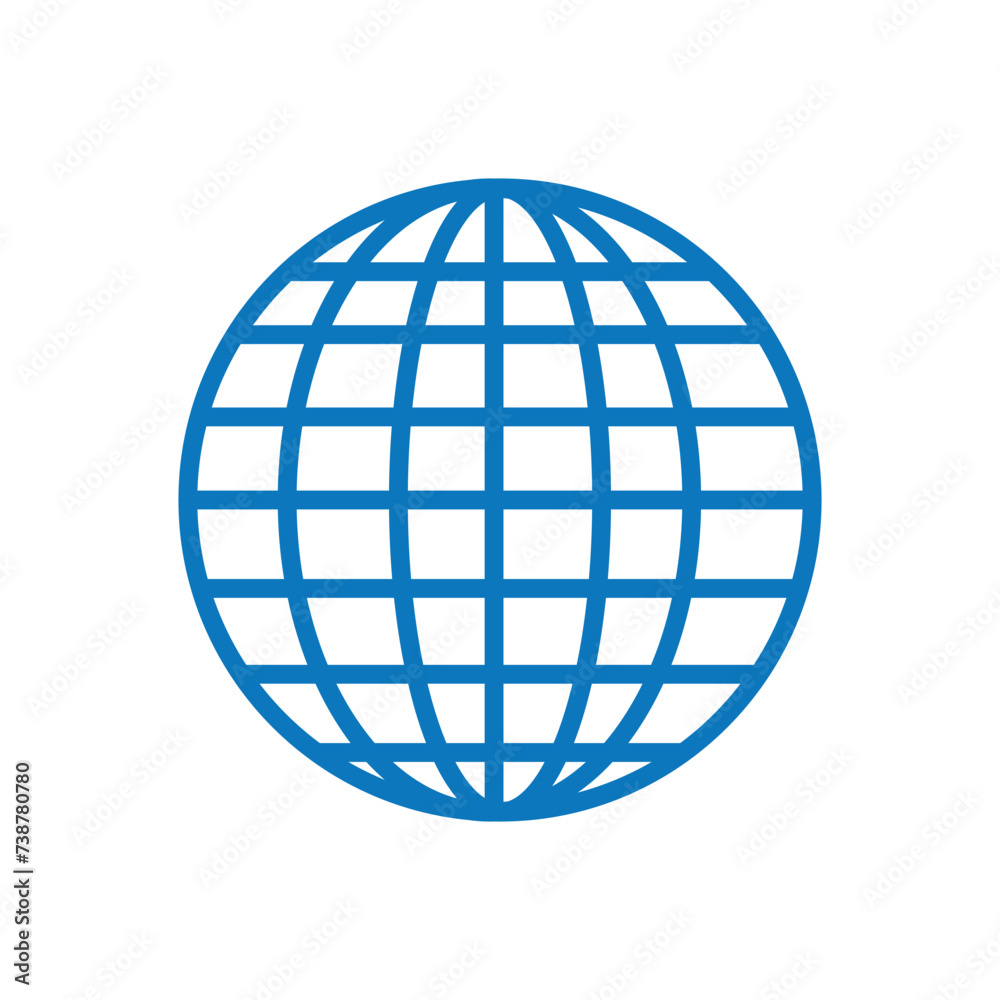 World icons. Earth Illustration. Globe Symbol and planet sign. World icons. Earth Illustration. Globe Symbol and planet sign.