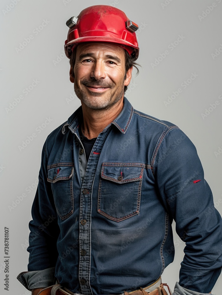 Engineer worker male with smile face in professional background Engineer worker male with smile face in professional background