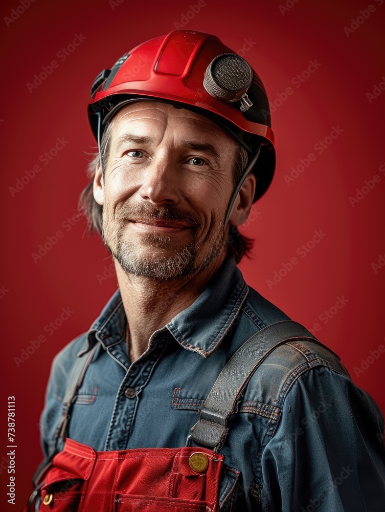 Engineer worker male with smile face in professional background Engineer worker male with smile face in professional background