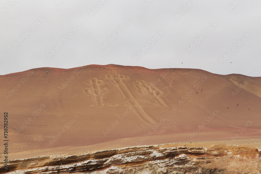 Fototapeta premium Ancient sand drawing