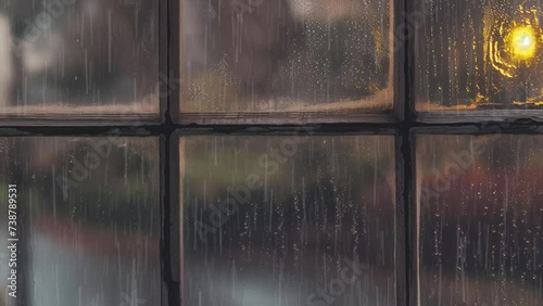 Rain Falling Effect, Window Rain Video, Rain Overlay Video, Background Video Of Rain Falling 