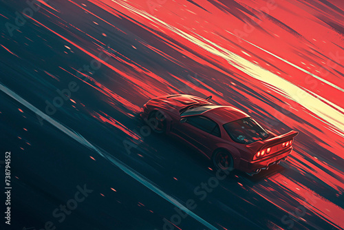car, golden car, neon car, white car, black car, sports car wallpaper concept, new car launch, car, dark, sport, 350 DPI, ai generated