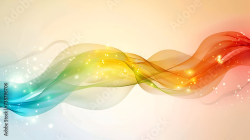 Wavy abstract shapes  Colorful abstract backgrounds with waves 