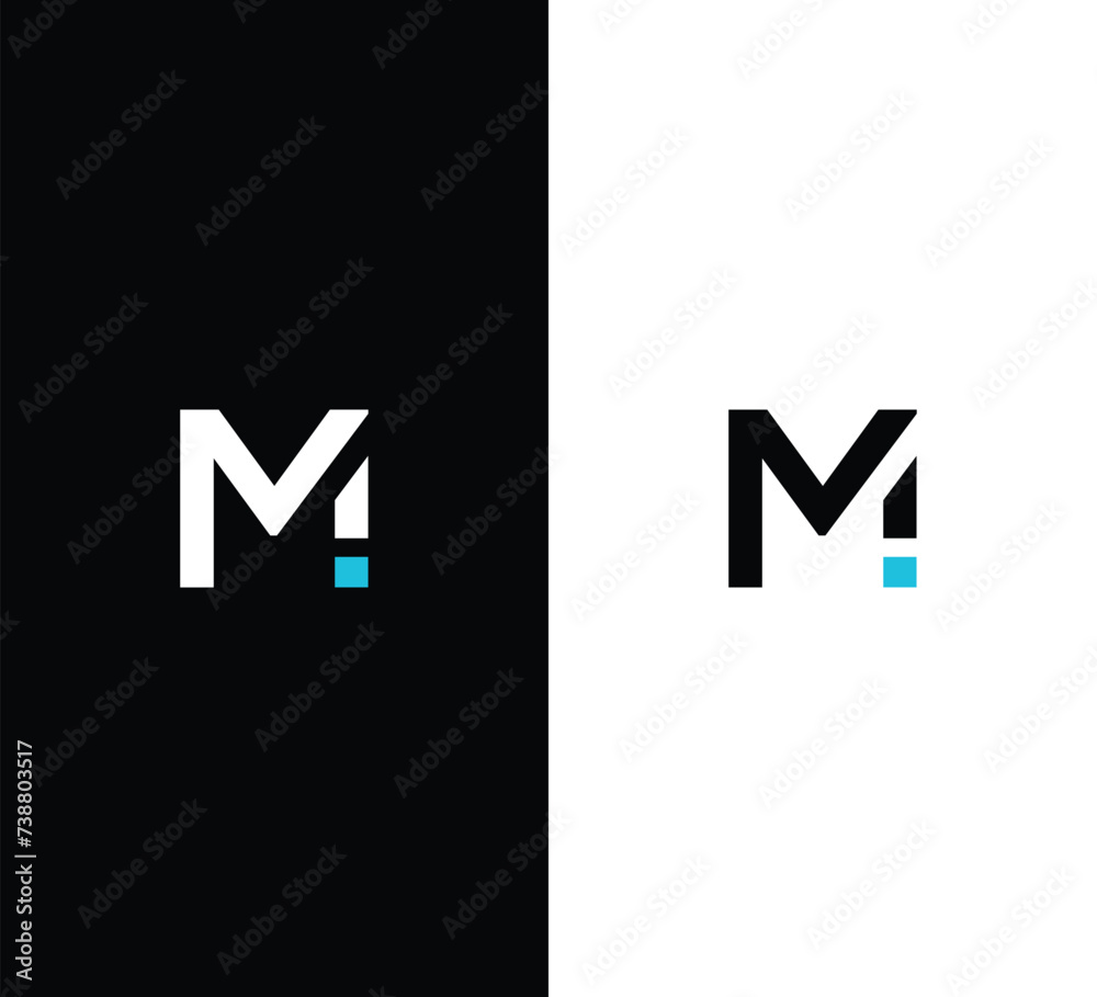 Initial Mi Letter Logo Design. Usable for Business Logo. Logo Element Initial Mi Letter Logo Design. Usable for Business Logo. Logo Element
