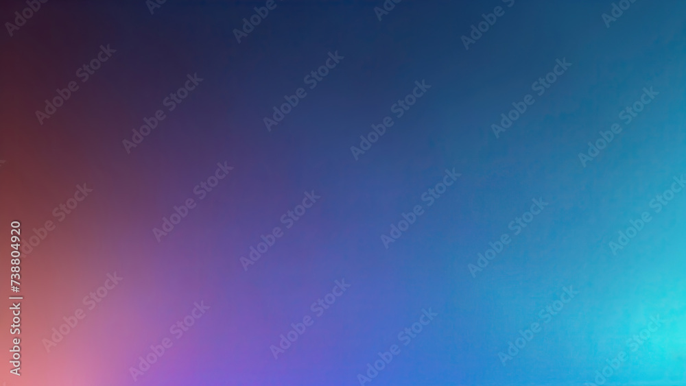 Beautiful Brown and Blue gradient background. Abstract pastel holographic blurred gradient banner background