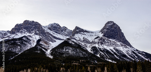 The Rockie Mountains, Canmore Alberta Canada photo