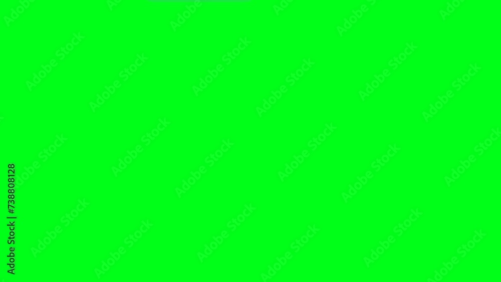 Order online animation. Grocery online shopping with smiling cashier holding bag. Green screen with space for text. Order online animation. Grocery online shopping with smiling cashier holding bag. Green screen with space for text.