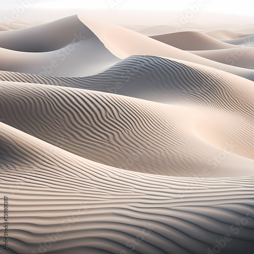 Abstract patterns in a sand dune landscape. 