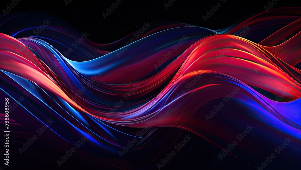 A black background with colorful streaks