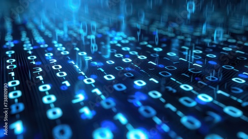 Abstract Binary Code Data Stream