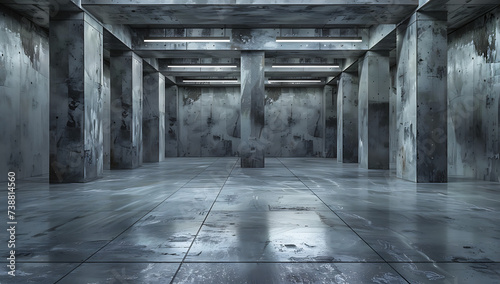 this is a picture of a cement room in the style of sc