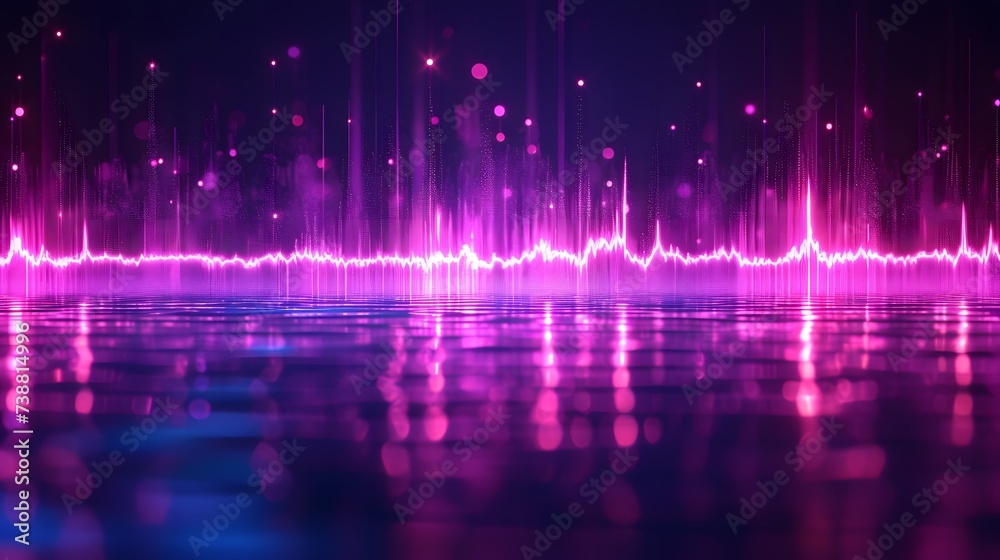 abstract background music,  rhythmic patterns