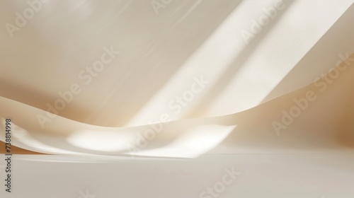 Abstract background in ivory color with a light for web design photo