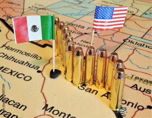 American-Mexico border currently has thousands of illegals crossing the border everyday.