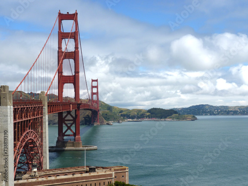 San Francisco Golden Gate Bridge in Summer